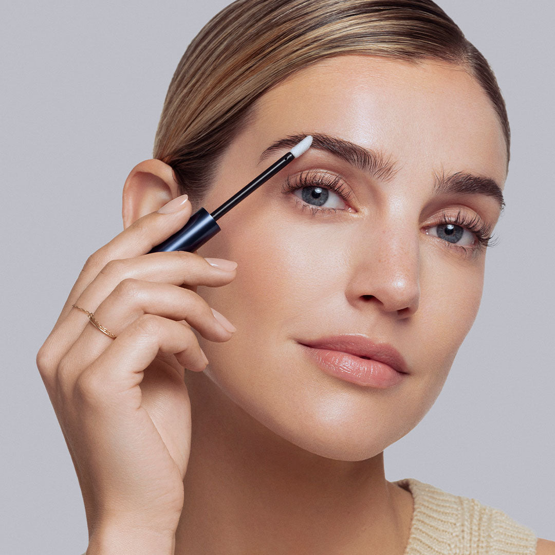 Image of model using RevitaBrow Advanced applicator