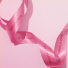 Image of pink ribbon that says eternally pink and pink pledge.