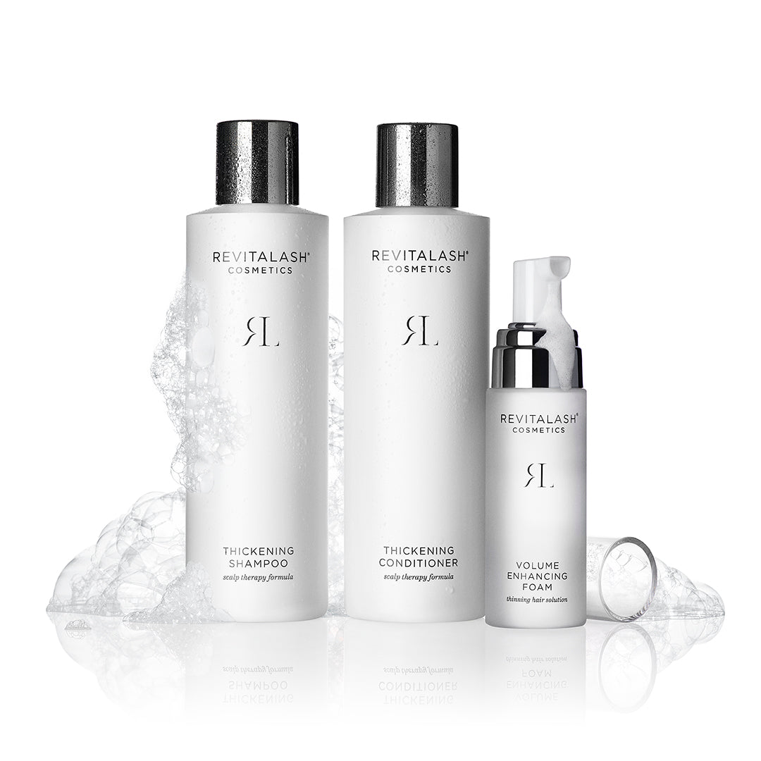 Image of Thickening Shampoo, Thickening Conditioner, and Volume Enhancing Foam 