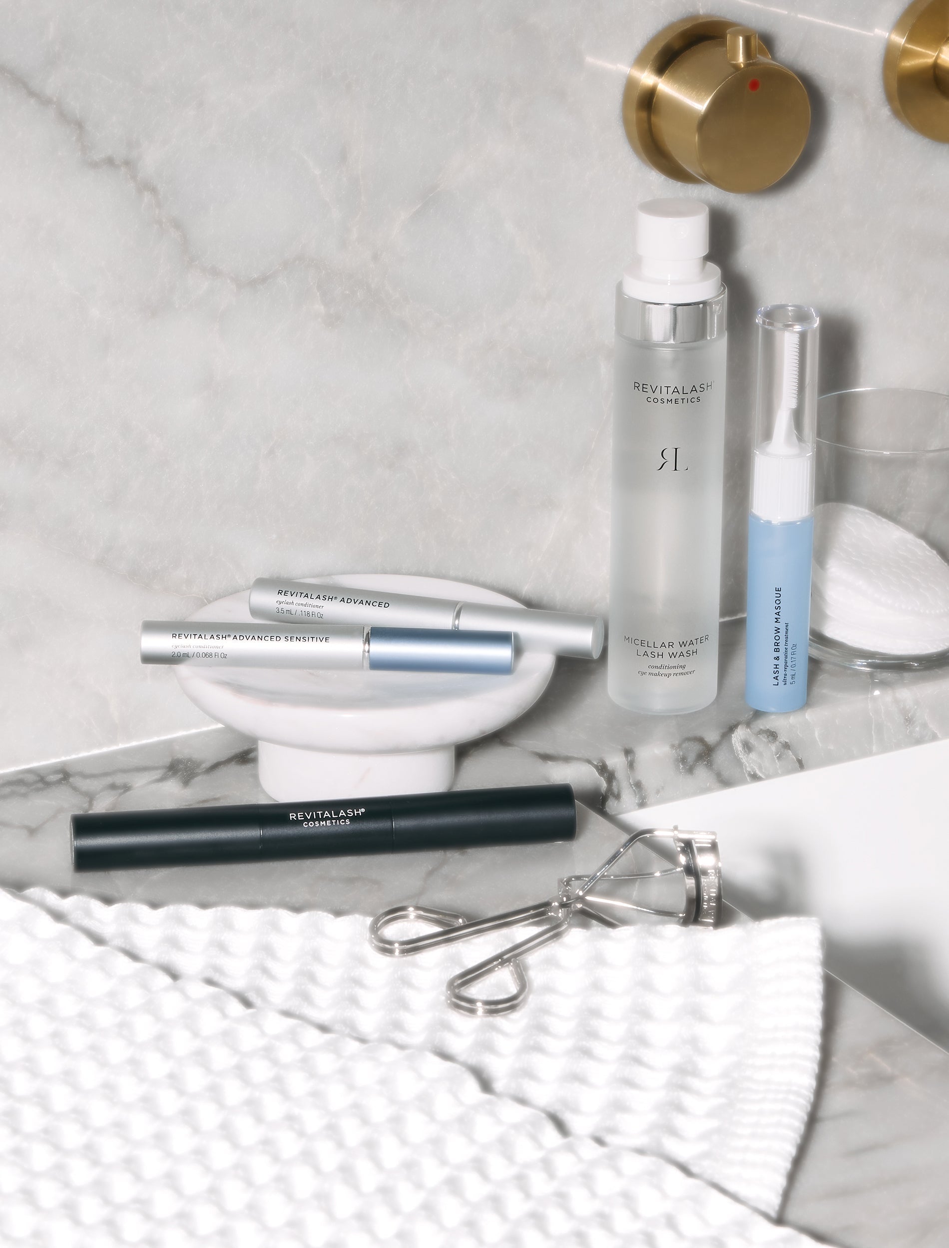 RLC products on marble counter