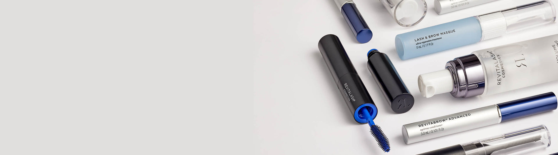 RevitaLash Cosmetics products on display